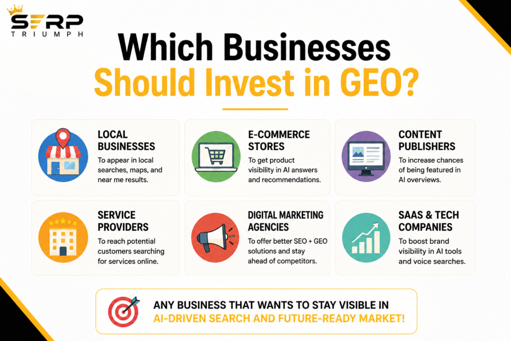 Which Businesses Should Invest in GEO?