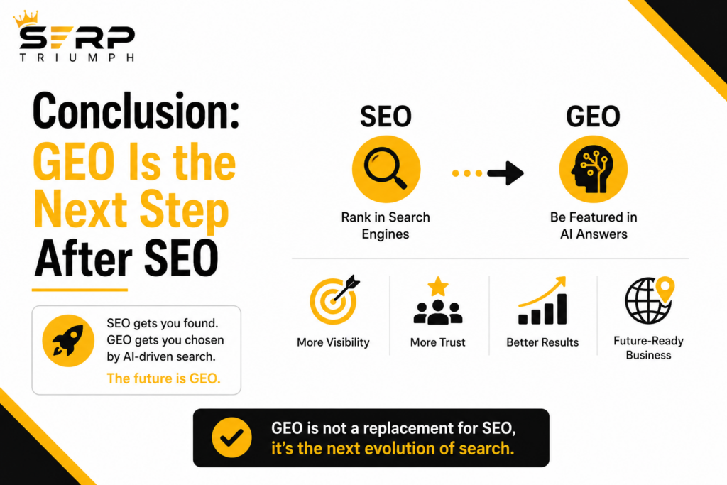 Conclusion: GEO Is the Next Step After SEO
